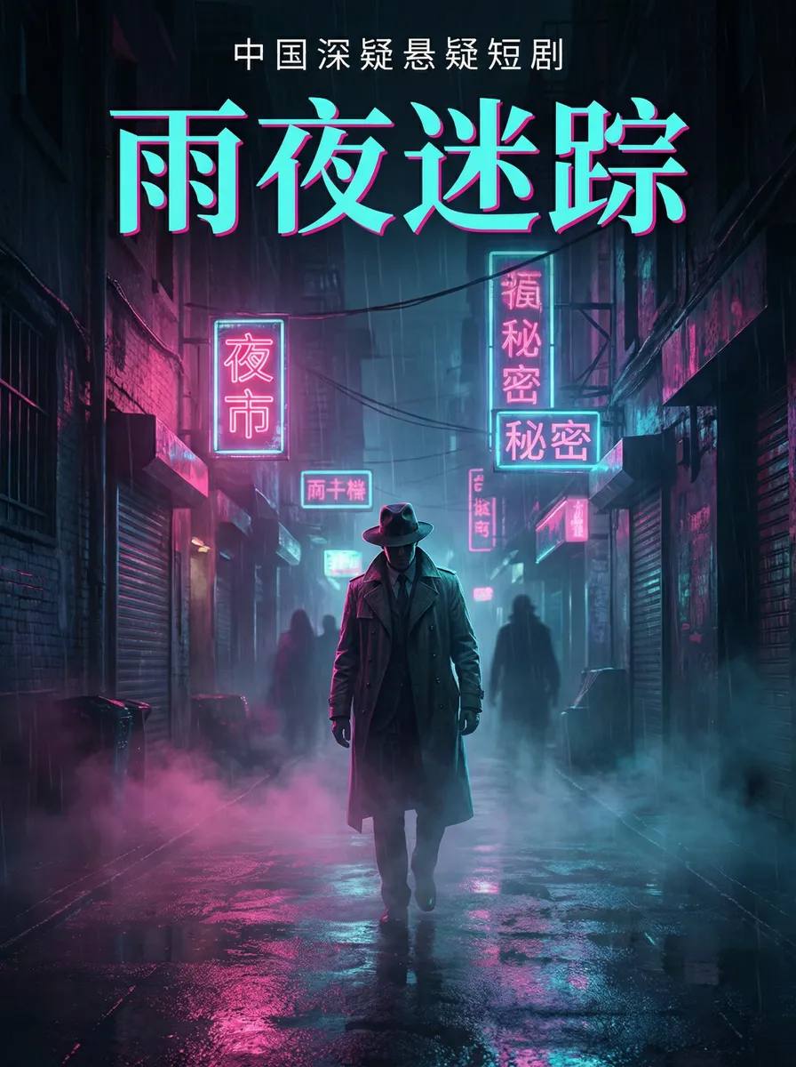 id精英 悬疑追踪短剧 - 雨夜迷踪海报
